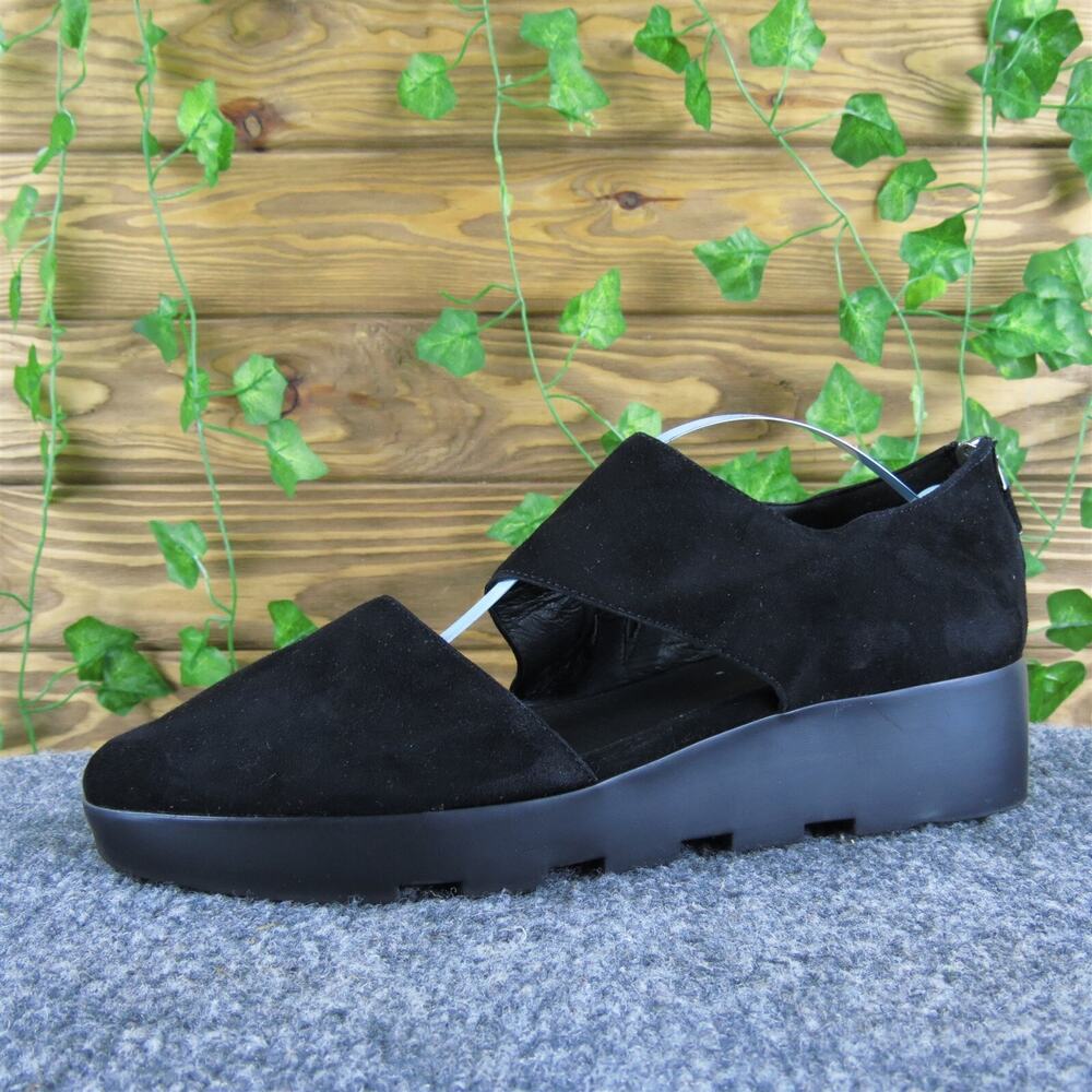 Eileen Fisher Women's Mary Jane Black Leather Sz 8.5 Medium Gently Used 2025
